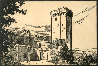 „Abbaye De Montmajour – Stare Opactwo Montmajour”, ok. 1920 r. autorstwa E Laget