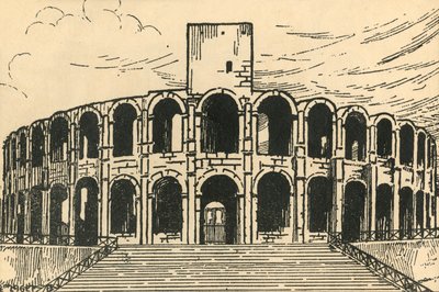 „Les Arenes – Arena”, c1920. autorstwa E Laget