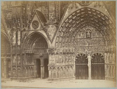 Zachodnie drzwi, Bourges autorstwa E. Quetier