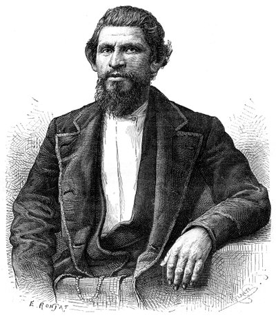 Portret jankesa, XIX wiek. autorstwa Etienne Antoine Eugene Ronjat