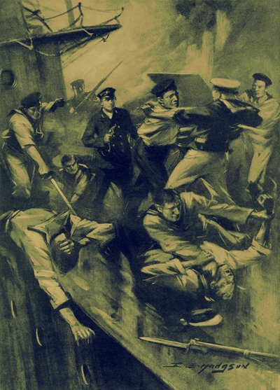I wojna światowa – walka wręcz w „Broke” autorstwa E. S. (after) Hodgson