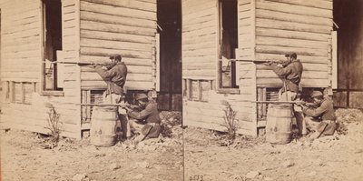 „Kolorowe pikiety na służbie w pobliżu Dutch Gap”, 1864. autorstwa E. and H.T. Anthony