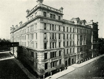 Główny Urząd Pocztowy - Nowy Budynek Północny, c1897 autorstwa E. and S. Woodbury