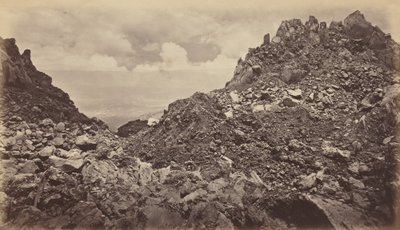 Quezaltenango z krateru wulkanu, 1877. autorstwa Eadweard Muybridge