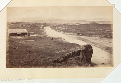 Miasto Gwatemala od południa autorstwa Eadweard Muybridge
