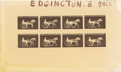Internatywna dla koni. Kłus. Abe Edgeington. nr 28 autorstwa Eadweard Muybridge