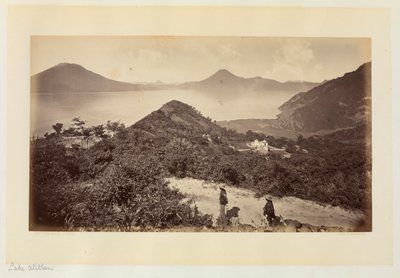 Jezioro Amatitlán, Gwatemala autorstwa Eadweard Muybridge