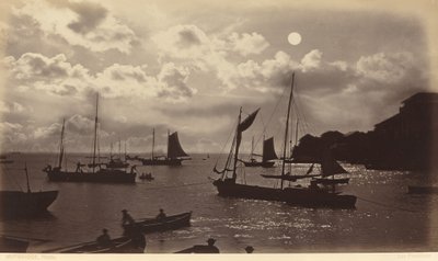 Moonlight Effect-Zatoka Panamy autorstwa Eadweard Muybridge
