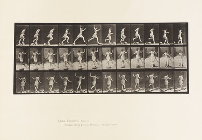 Tablica 170. Od kamienia do kamienia przez potok, 1885 autorstwa Eadweard Muybridge