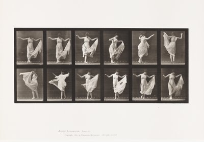 Płyta 187. Taniec autorstwa Eadweard Muybridge