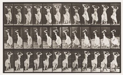 Płyta 190. Taniec (Nautch) autorstwa Eadweard Muybridge