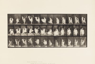 Talerz 193. Taniec (fantazyjny) autorstwa Eadweard Muybridge