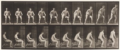 Talerz 249. Wstawanie z krzesła autorstwa Eadweard Muybridge