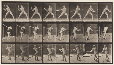Tabliczka 276. Baseball; Mrugnięcie autorstwa Eadweard Muybridge