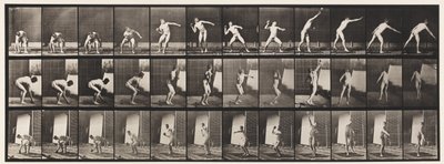 Płyta 310. Oddanie strzału, 1885 autorstwa Eadweard Muybridge