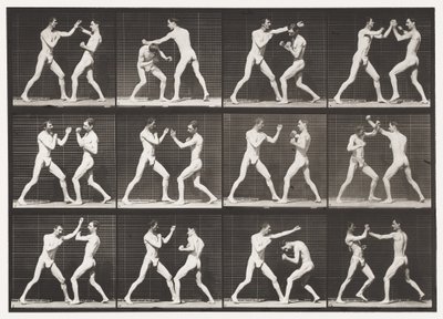 Płyta 336. Boks; Otwarta Dłoń (Buty) autorstwa Eadweard Muybridge
