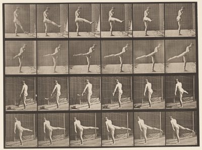 Tablica 370. Pierwsza Akcja Baletowa autorstwa Eadweard Muybridge