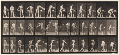 Talerz 402. Opróżnianie basenu z wody autorstwa Eadweard Muybridge