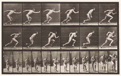 Płyta 59. Start do biegu (Buty) autorstwa Eadweard Muybridge
