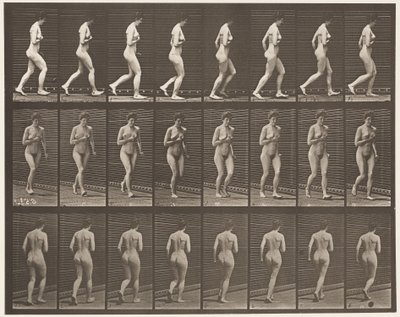 Płyta 70. Bieganie., 1872-1885 autorstwa Eadweard Muybridge
