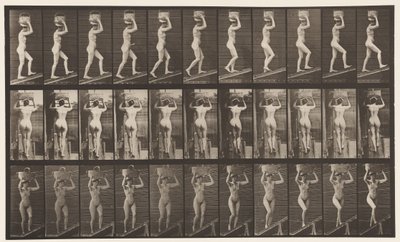 Płyta 80. Wznosząca się nachylenie autorstwa Eadweard Muybridge