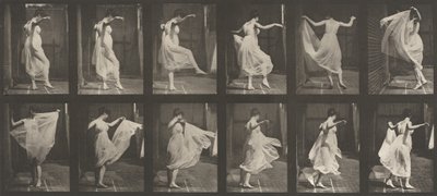 Numer płyty 188. Taniec (fantazyjny) autorstwa Eadweard Muybridge