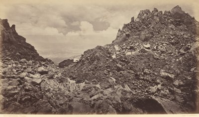 Quezaltenango z krateru wulkanu autorstwa Eadweard Muybridge