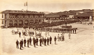 Przyjęcie artysty, Quezaltenango, Gwatemala autorstwa Eadweard Muybridge