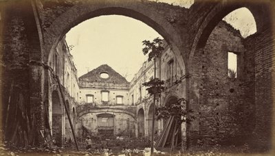 Ruiny kościoła Santo Domingo-Panama, 1875, opublikowane 1877 (zdjęcie) autorstwa Eadweard Muybridge