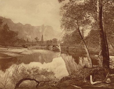 Dolina Yosemite z obozu Mosquito, nr 22,1872 (zdjęcie) autorstwa Eadweard Muybridge