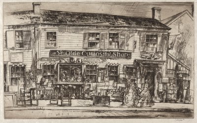 Ye Olde Curiosity Shop, Nantucket autorstwa Earl Horter