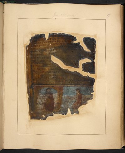 Strona z The Cotton Genesis, V lub VI wiek autorstwa Eastern Mediterranean School