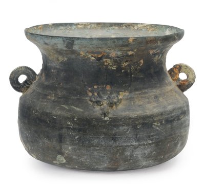 Duży kocioł, późnowschodni Zhou, V-III wpne (brąz) autorstwa Eastern Zhou Dynasty Chinese School