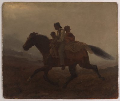 A Ride for Liberty (olej na pokładzie) autorstwa Eastman Johnson