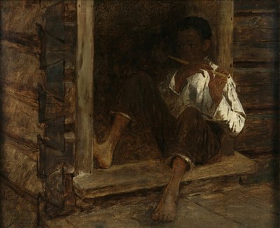 Black Boy, c.1860-61 (óleo sobre tela)polonês autorstwa Eastman Johnson