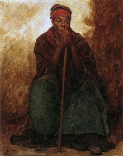 Dinah, Czarna służąca autorstwa Eastman Johnson