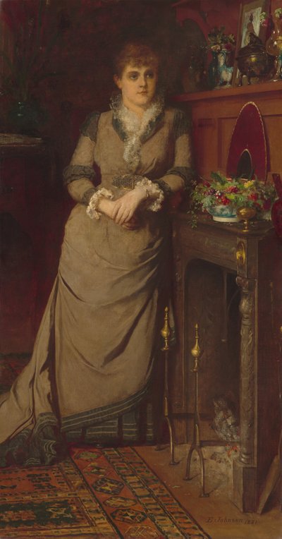 Harriet Hubbard Ayer autorstwa Eastman Johnson