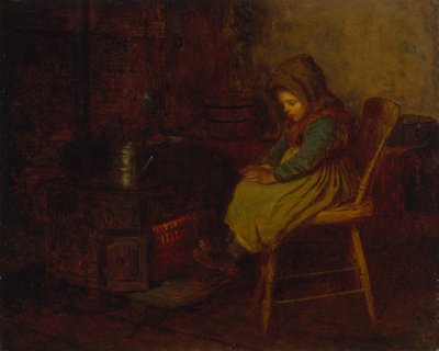 Dom i ciepło, 1863 (olej na desce akrylowej) autorstwa Eastman Johnson