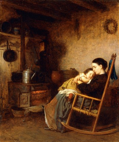 Matka i dziecko autorstwa Eastman Johnson