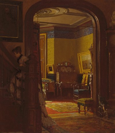 Nie w domu autorstwa Eastman Johnson