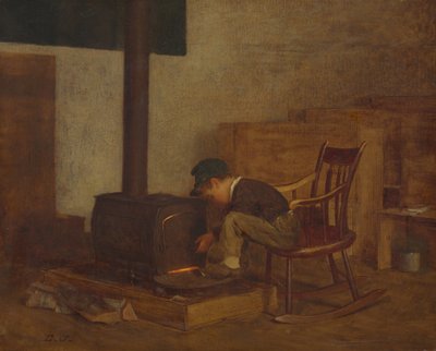 Wczesny uczony, c. 1865. autorstwa Eastman Johnson
