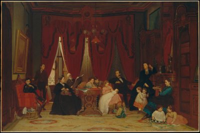 Rodzina Hatchów autorstwa Eastman Johnson