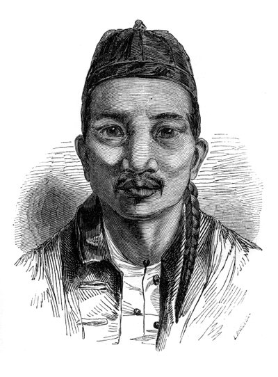 Ko-tsching Dschang, 1848. autorstwa Ebenezer Landells