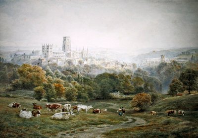 Durham (akwarela na papierze) autorstwa Ebenezer Wake Cook