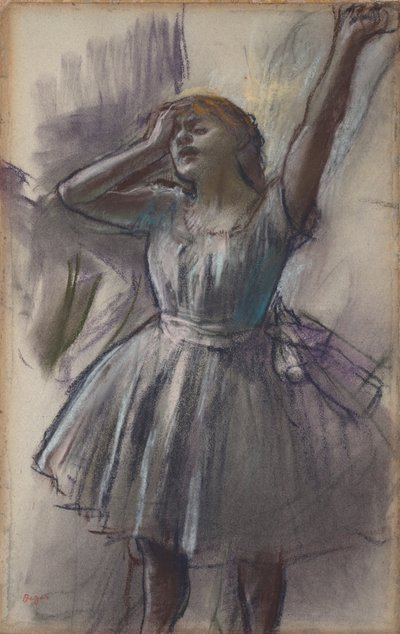 Rozciąganie tancerza autorstwa Edgar Degas