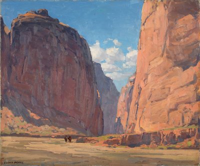 Portal Kanionu, ok. 1935 (olej na płótnie) autorstwa Edgar Alwin Payne