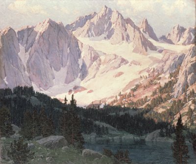 Jezioro w High Sierra (olej) autorstwa Edgar Alwin Payne