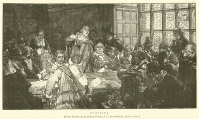 Purytanie (grawerowanie) autorstwa Edgar Bundy