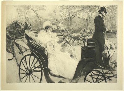 Promenada autorstwa Edgar Chahine