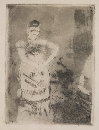 A Singer autorstwa Edgar Degas